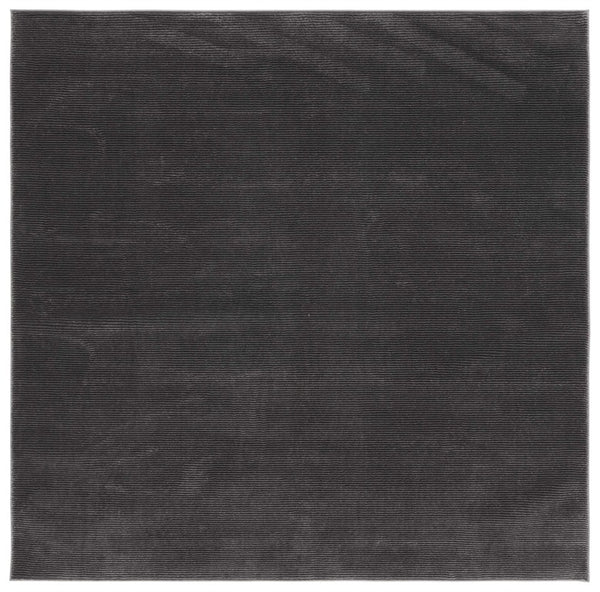 Safavieh Revive Solid Charcoal Square Area Rug Soft Low Pile Recycled Polyester Indoor REV102H-5SQ