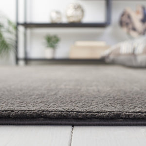 Safavieh Revive Solid Tonal Charcoal Recycled Polyester Area Rug for Modern Living Spaces REV102H-6