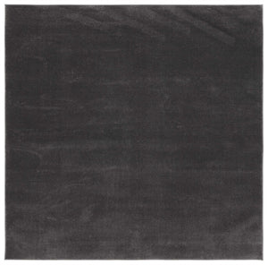 Safavieh Revive Solid Charcoal Square Area Rug Power Loomed Recycled Polyester for Modern Rooms REV102H-8SQ