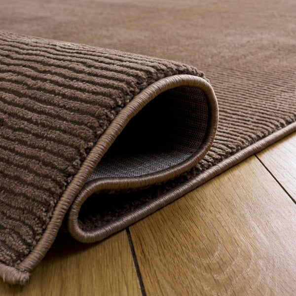 Safavieh Revive Power Loomed Recycled Polyester Neutral Tan Area Rug for Modern Living Spaces Brown 5'-3" x 7'-7" - B REV102T-5