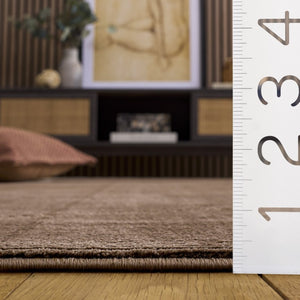 Safavieh Revive Power Loomed Recycled Polyester Neutral Tan Area Rug for Modern Living Spaces Brown 5'-3" x 7'-7" - B REV102T-5