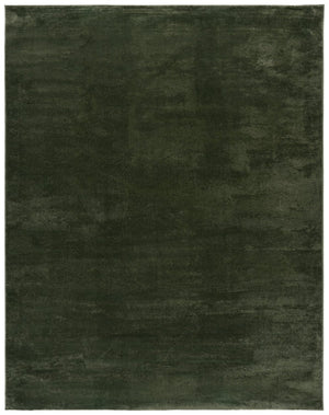 Safavieh Revive Solid Green Recycled Polyester Area Rug Power Loomed for Large Living Spaces REV102Y-1115