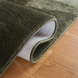 Safavieh Revive Solid Earthy Green Low Pile Accent Rug Eco Recycled Polyester Small Entryway REV102Y-24