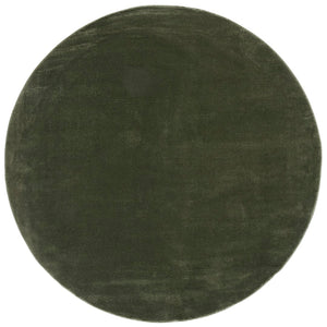 Safavieh Revive Modern Round Rug - Luxurious Power Loomed Design, Soft Polyester, Perfect For Any Decor Style Green Recycled Polyester Rev102y-218
