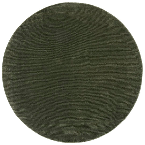 Safavieh Revive Modern Round Rug - Luxurious Power Loomed Design, Soft Polyester, Perfect For Any Decor Style Green Recycled Polyester Rev102y-218