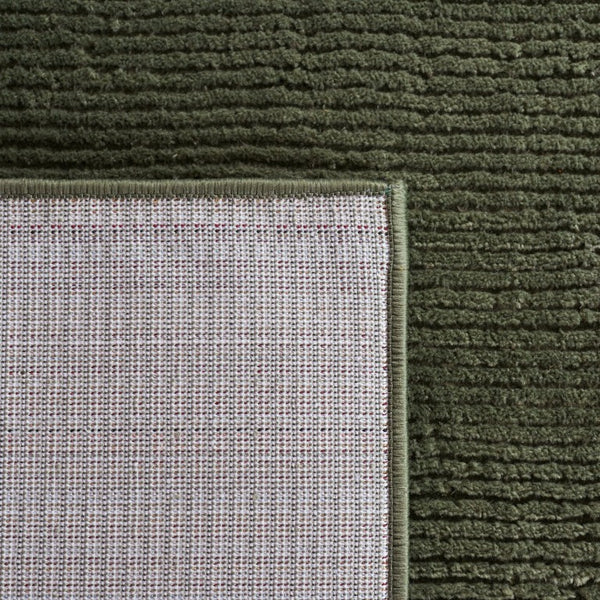 Safavieh Revive Solid Green Square Area Rug Recycled Polyester Power Loomed for Living Spaces REV102Y-8SQ