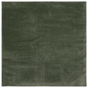 Safavieh Revive Solid Green Square Area Rug Recycled Polyester Power Loomed for Living Spaces REV102Y-8SQ