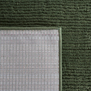 Safavieh Revive Solid Green Square Area Rug Recycled Polyester Power Loomed for Living Spaces REV102Y-8SQ