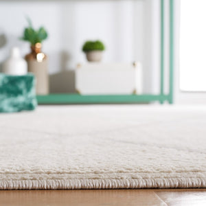 Safavieh Revive Geometric Turkish Runner Rug in Ivory Recycled Polyester for Hallways Off-White 2'-3" x 8'-0" REV104A-28
