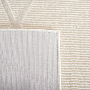 Safavieh Revive Geometric Turkish Runner Rug in Ivory Recycled Polyester for Hallways Off-White 2'-3" x 8'-0" REV104A-28