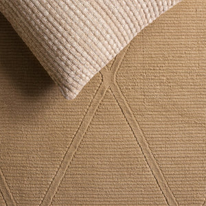 Safavieh Revive Solid Low Pile Area Rug in Recycled Polyester for Modern Living Spaces Tan REV104D-5
