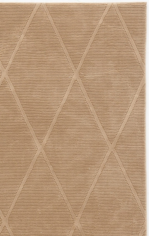 Safavieh Revive Solid Low Pile Area Rug in Recycled Polyester for Modern Living Spaces Tan REV104D-5
