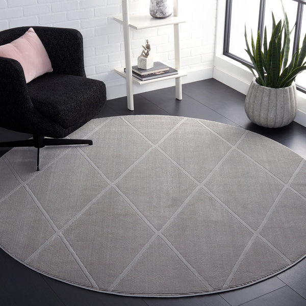 Safavieh Revive Modern Rectangle Area Rug - Elegant Geometric Design For Stylish Home Décor And Comfort Grey Polyester Rev104f-6