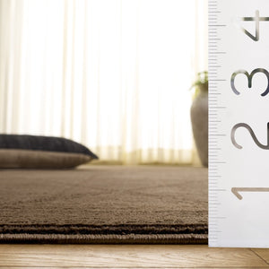 Safavieh Revive Solid Low Pile Area Rug in Recycled Polyester for Modern Living Spaces Brown REV104T-5