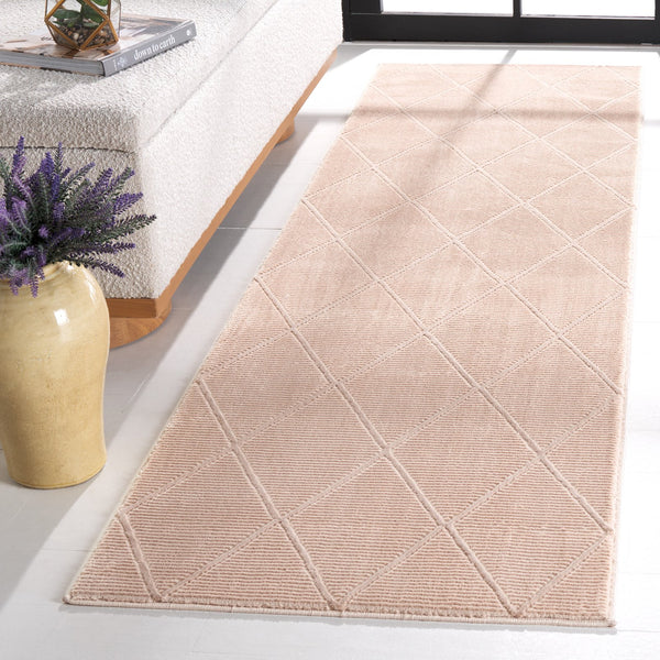 Safavieh Revive Modern Rectangle Area Rug - Elegant Geometric Design For Stylish Home Décor And Comfort Pink Polyester Rev104u-5