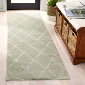 Safavieh Revive Modern Rectangle Area Rug - Elegant Geometric Design For Stylish Home Décor And Comfort Sage Polyester Rev104w-28