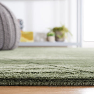 Safavieh Revive Geometric Turkish Runner Rug in Ivory Recycled Polyester for Hallways Green 2'-3" x 6'-0" REV104Y-26