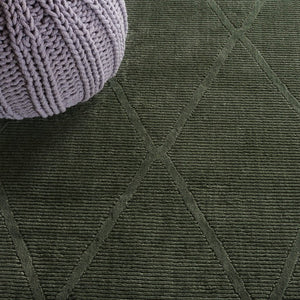 Safavieh Revive Geometric Turkish Runner Rug in Ivory Recycled Polyester for Hallways Green 2'-3" x 8'-0" REV104Y-28