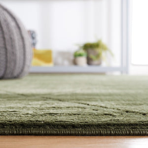 Safavieh Revive Geometric Turkish Runner Rug in Ivory Recycled Polyester for Hallways Green 2'-3" x 8'-0" REV104Y-28