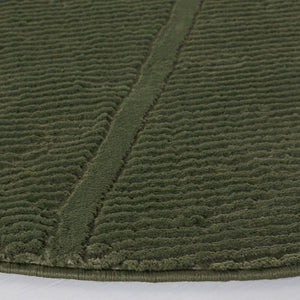Safavieh Revive Geometric Turkish Runner Rug in Ivory Recycled Polyester for Hallways Green 5'-3" x 5'-3" Round REV104Y-5R