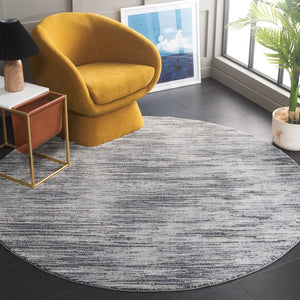 Safavieh Revive 106 Power Loomed Solid & Tonal Rug Grey 6'-7" x 6'-7" Round