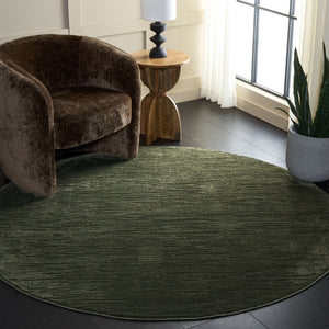 Safavieh Revive Recycled Polyester Runner Rug Geometric Turkish Weave for Hallway Entryway 6'-7" x 6'-7" Round REV106Y-7R