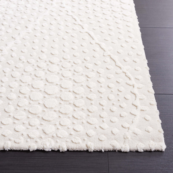 Safavieh Revive 108 Power Loomed Solid & Tonal Rug Ivory 5'-3" x 7'-7"