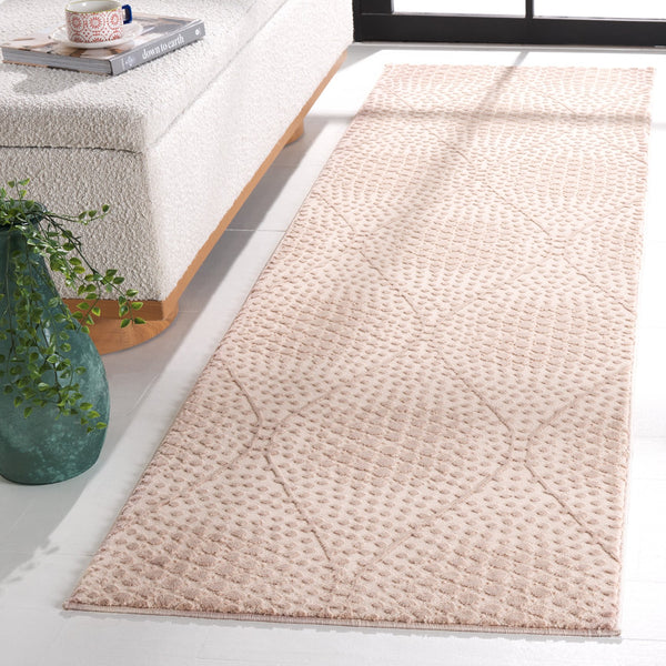 Safavieh Revive Elegant Polyester Area Rug For Stylish Living Spaces - Soft, Durable, And Eye-catching Design Pink Polyester Rev108u-9