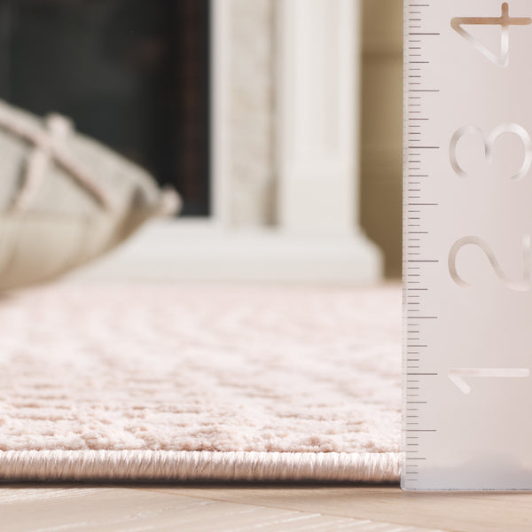 Safavieh Revive Elegant Polyester Area Rug For Stylish Living Spaces - Soft, Durable, And Eye-catching Design Pink Polyester Rev108u-9