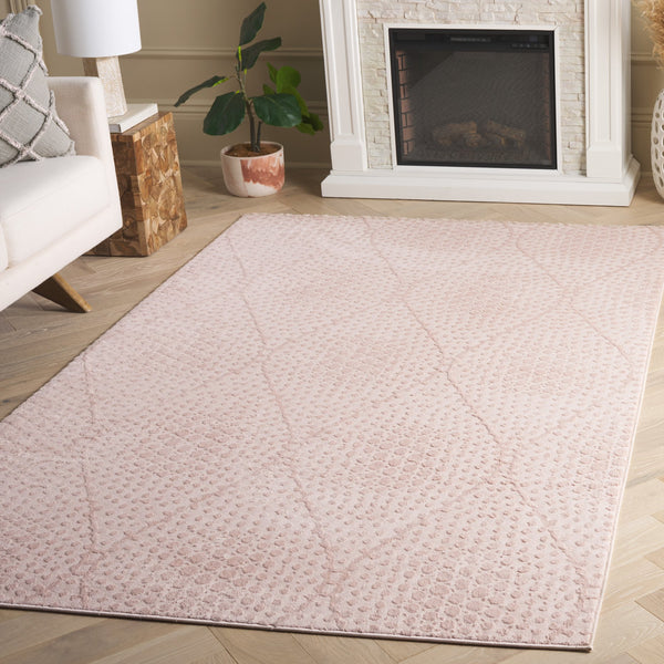 Safavieh Revive Elegant Polyester Area Rug For Stylish Living Spaces - Soft, Durable, And Eye-catching Design Pink Polyester Rev108u-9