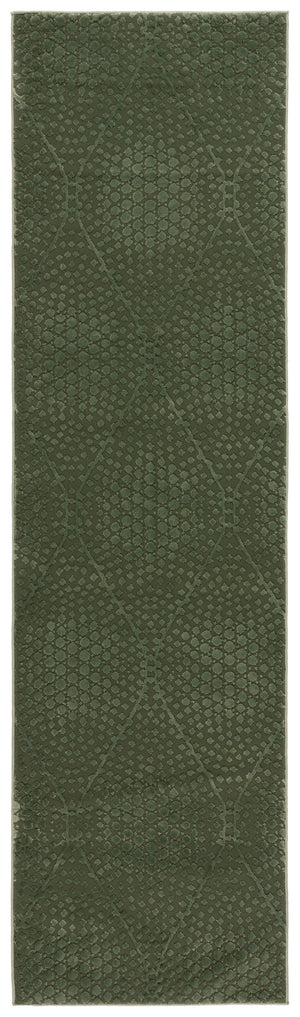 Safavieh Revive Elegant Polyester Area Rug For Stylish Living Spaces - Soft, Durable, And Eye-catching Design Green Polyester Rev108y-6