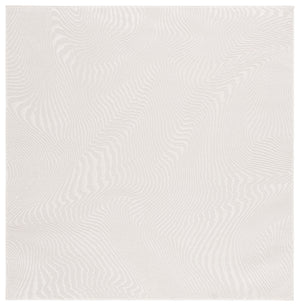 Safavieh Revive 110 Power Loomed Solid & Tonal Rug Ivory 6'-7" x 6'-7" Square