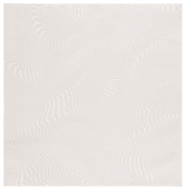 Safavieh Revive 110 Power Loomed Solid & Tonal Rug Ivory 6'-7" x 6'-7" Square