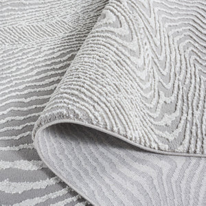 Safavieh Revive 110 Power Loomed Solid & Tonal Rug Grey 5'-3" x 7'-7"