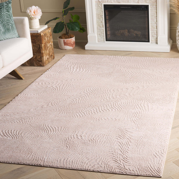 Safavieh Revive Luxurious Turkish Area Rug - Elegant Ivory Design For Stylish, Contemporary Living Spaces Pink ,Ivory Polyester Rev110u-9