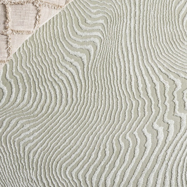 Safavieh Revive Luxurious Turkish Area Rug - Elegant Ivory Design For Stylish, Contemporary Living Spaces Sage ,Ivory Polyester Rev110w-7sq