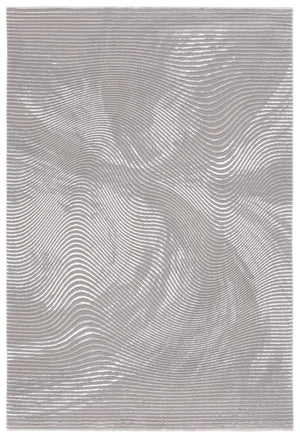 Safavieh Revive 112 Power Loomed Solid & Tonal Rug Grey 5'-3" x 7'-7"