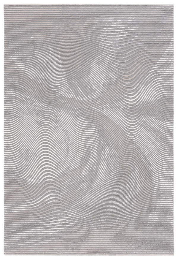 Safavieh Revive 112 Power Loomed Solid & Tonal Rug Grey 5'-3" x 7'-7"