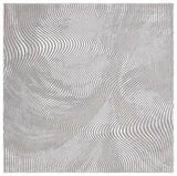 Safavieh Revive 112 Power Loomed Solid & Tonal Rug Grey 6'-7" x 6'-7" Square