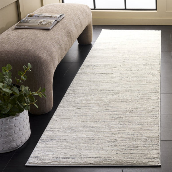 Safavieh Revive Ivory Power Loomed Recycled Polyester Hallway Runner Rug Neutral Entryway 2'-3" x 8'-0" REV114A-28