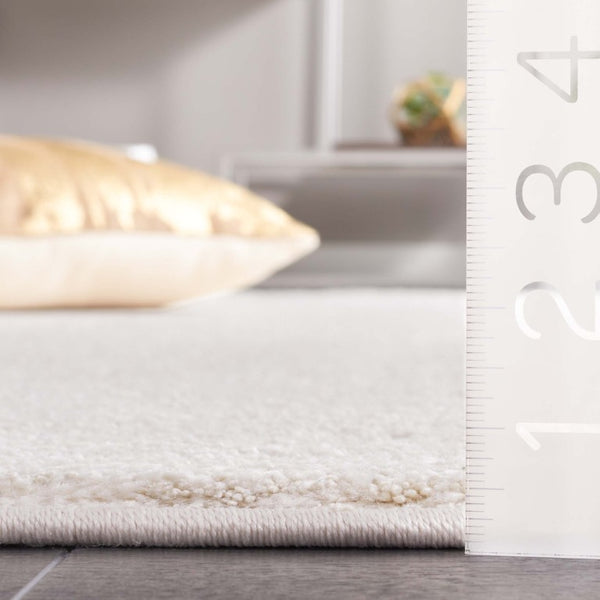 Safavieh Revive Ivory Power Loomed Recycled Polyester Hallway Runner Rug Neutral Entryway 6'-0" x 8'-0" REV114A-68
