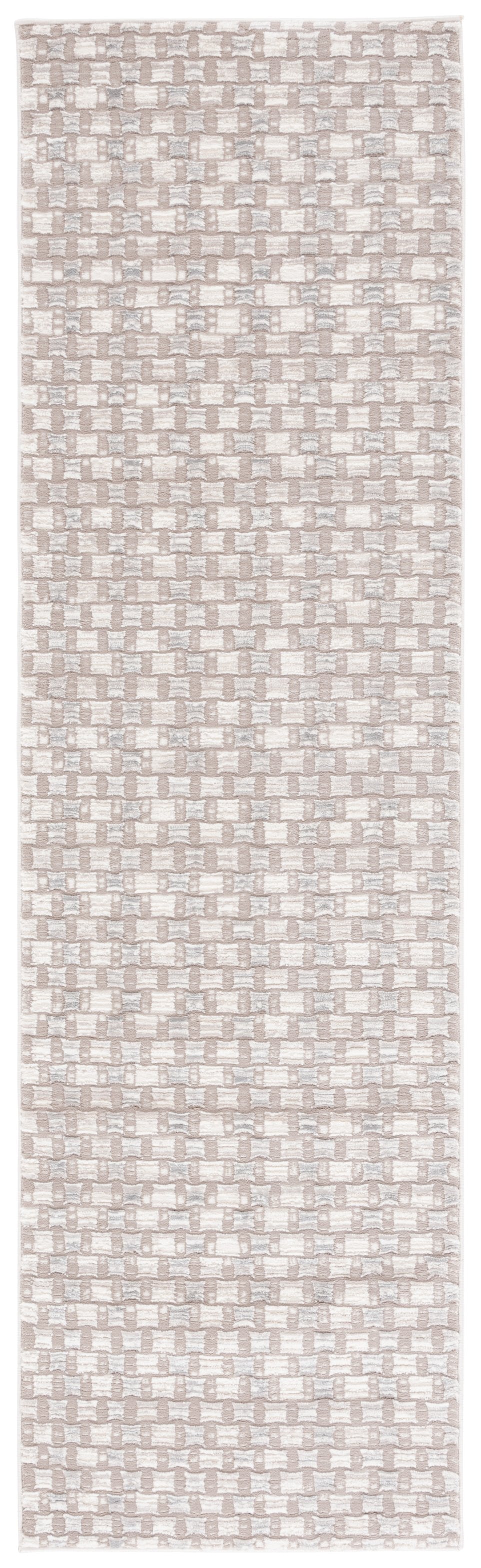 Safavieh Revive Elegant Polyester Area Rug In Sophisticated Ivory And Taupe For Stylish Home Décor Ivory ,Taupe Polyester Rev118a-5