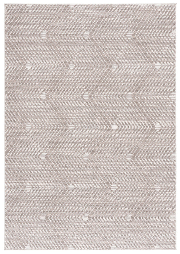 Safavieh Revive Luxurious Polyester Area Rug – Stylish Ivory And Grey Design For Modern Home Décor Taupe ,Ivory Polyester Rev120e-5