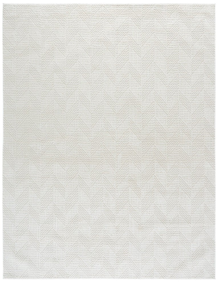 Safavieh Revive Ivory Geometric Power Loomed Area Rug Soft Textured Living Room Floor Accent REV122A-8