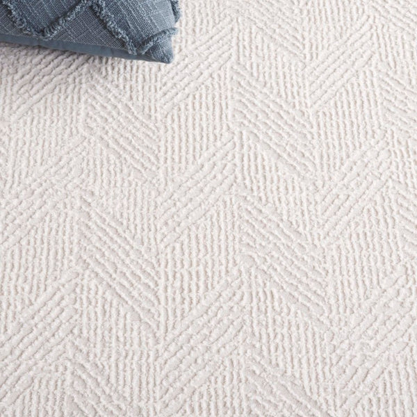 Safavieh Revive Geometric Ivory Area Rug Power Loomed Recycled Polyester for Modern Living Rooms REV122A-9