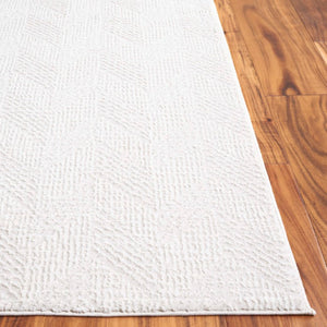 Safavieh Revive Geometric Ivory Area Rug Power Loomed Recycled Polyester for Modern Living Rooms REV122A-9