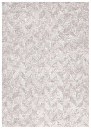 Safavieh Revive Geometric Neutral Area Rug Recycled Polyester Pile for Modern Living Spaces REV122E-5
