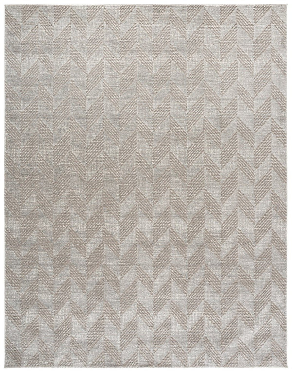 Safavieh Revive Power Loomed Geometric Area Rug Soft Polyester Pile for Modern Living Spaces REV122E-9