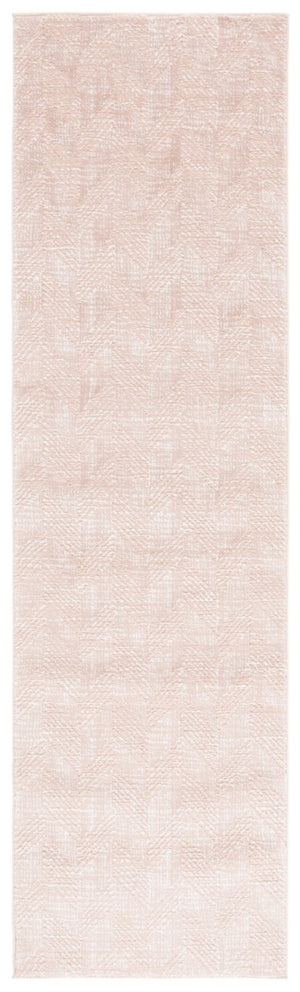 Safavieh Revive Geometric Polyester Hallway Runner Rug in Soft Blush and Ivory Tones REV122U-28