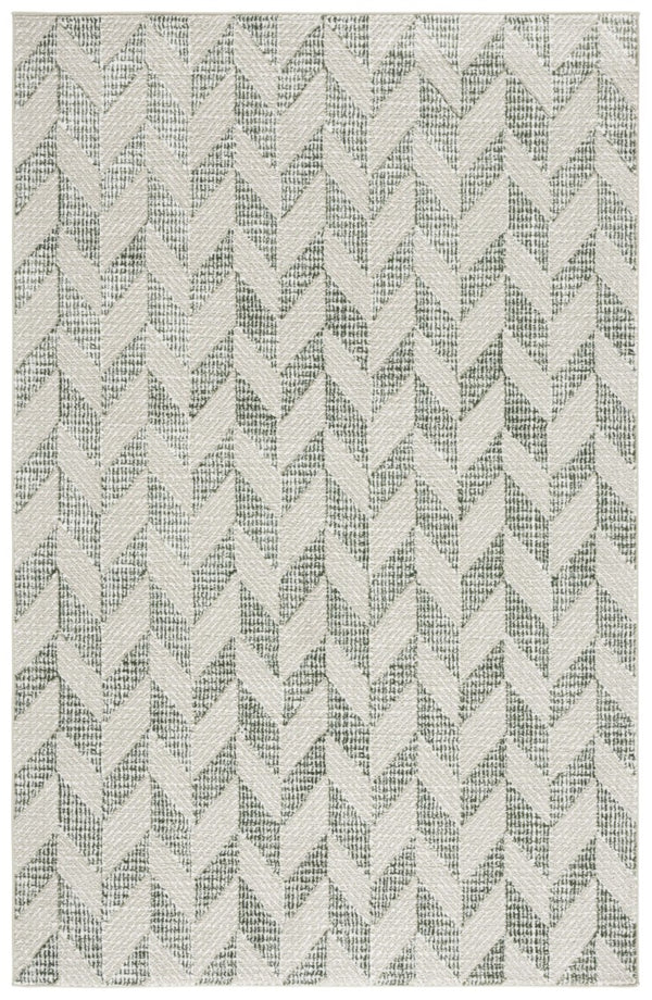 Safavieh Revive Geometric Area Rug Low Pile Recycled Polyester Turkish Woven Living Room Accent REV122W-5